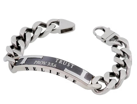 Bracelet-Iron Cross-Trust-8"