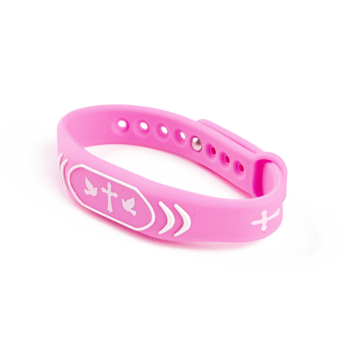 Bracelet-Logos Tap-Silicone-Pink