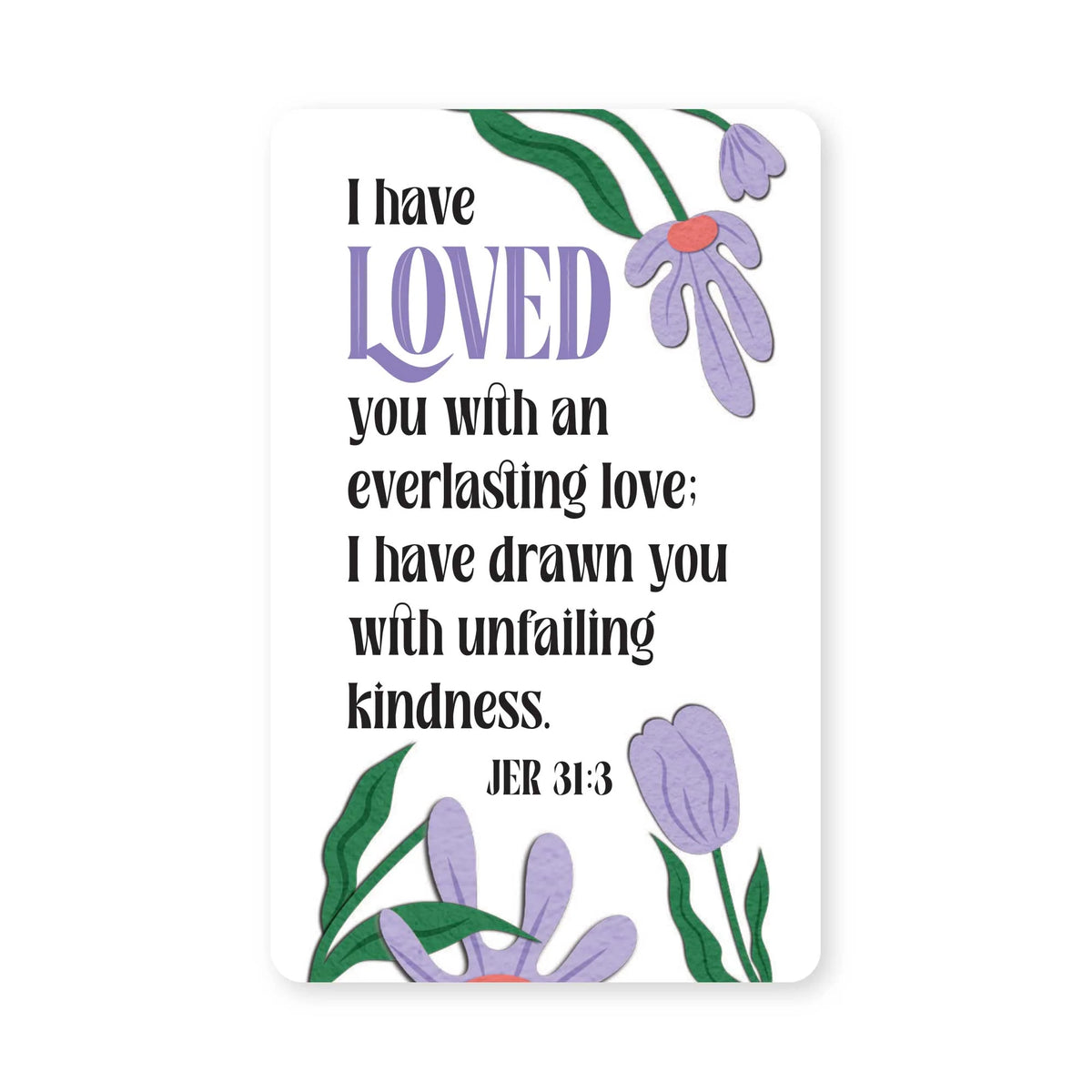Pass It On-Logos Tap-Wallet Card-Jer 3:13-Loved