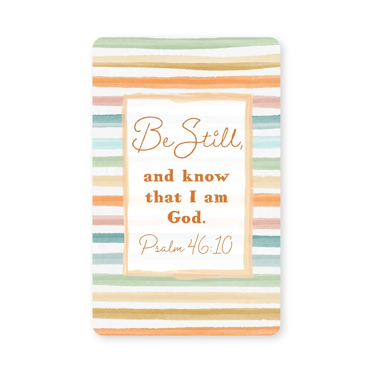 Pass In On-Logos Tap-Wallet Card-Psa 46:10-Be Still