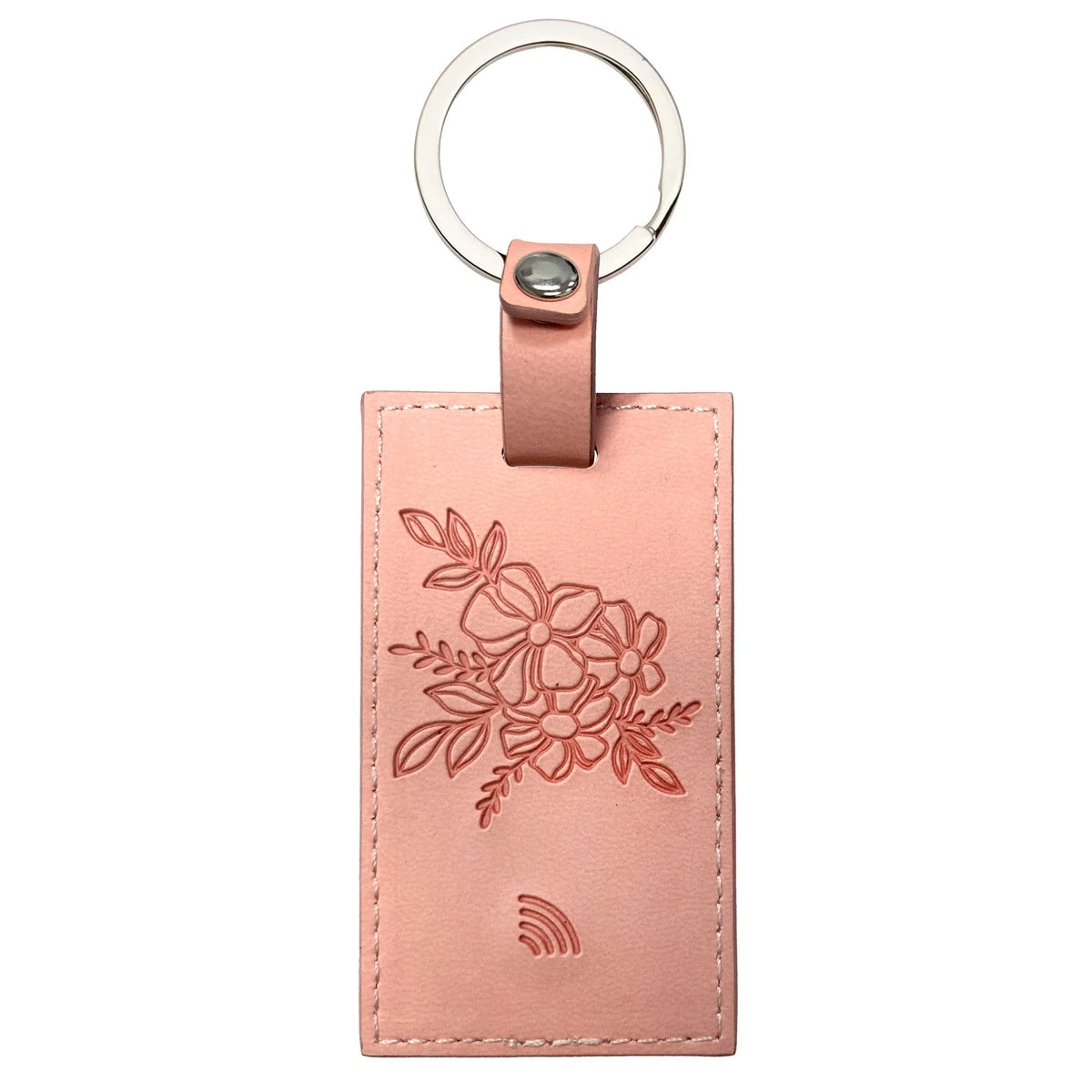 Keychain-Logos Tap-Leather-Pro 31:25-She is Strong-Pink