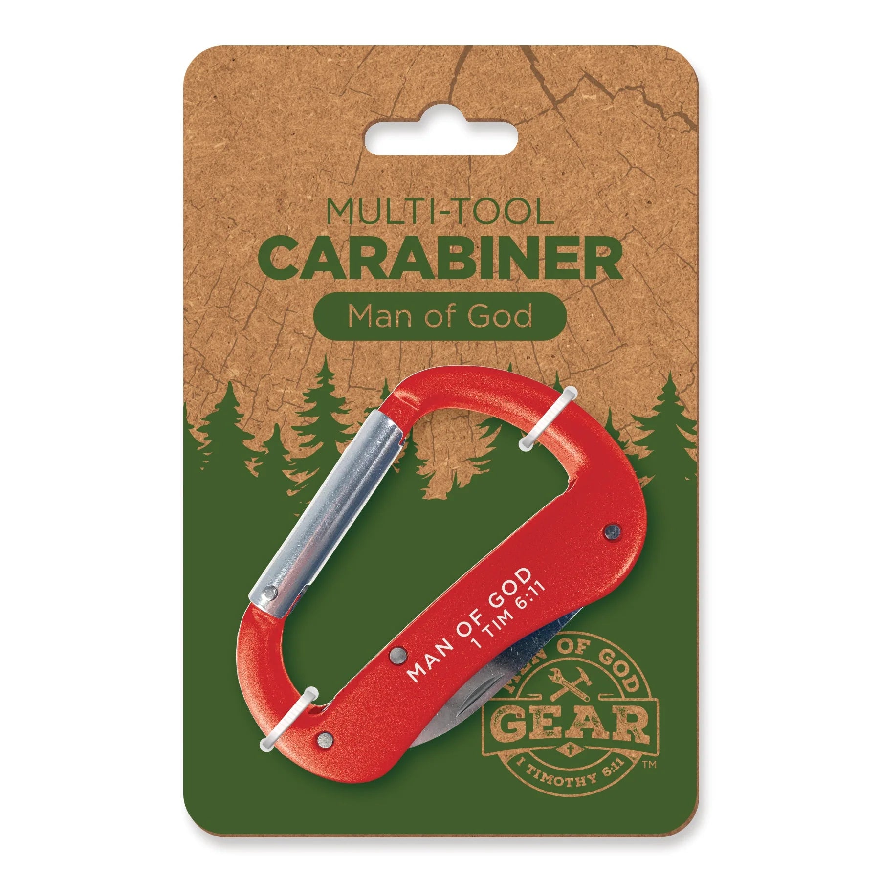 Carabiner-Multitool-Red-1Ti 6:11-Mang Of God