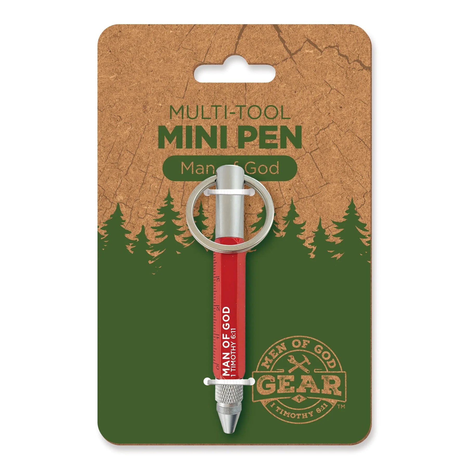 Pen-Multitiool-Mini-1Ti 6:11-Man Of God