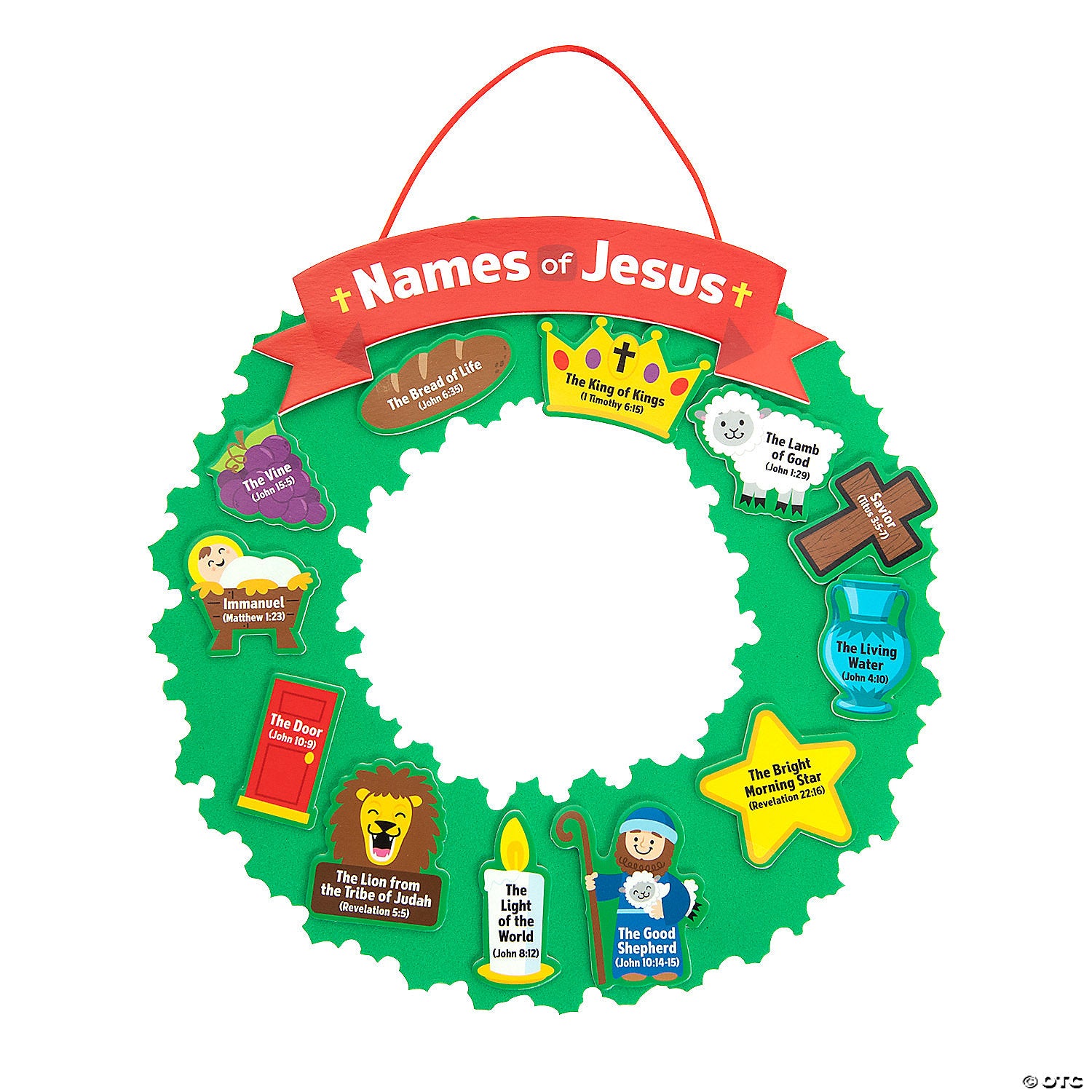 Craft Kit-Wreath-Names of Jesus