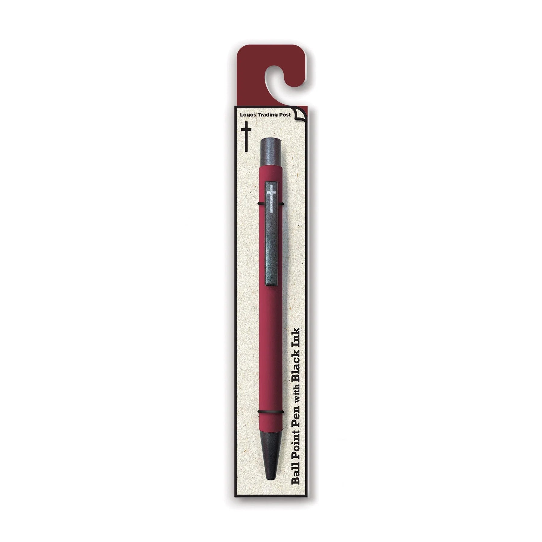 Pen-Cross-Soft Touch Barrel-Red-w/Blk Ink