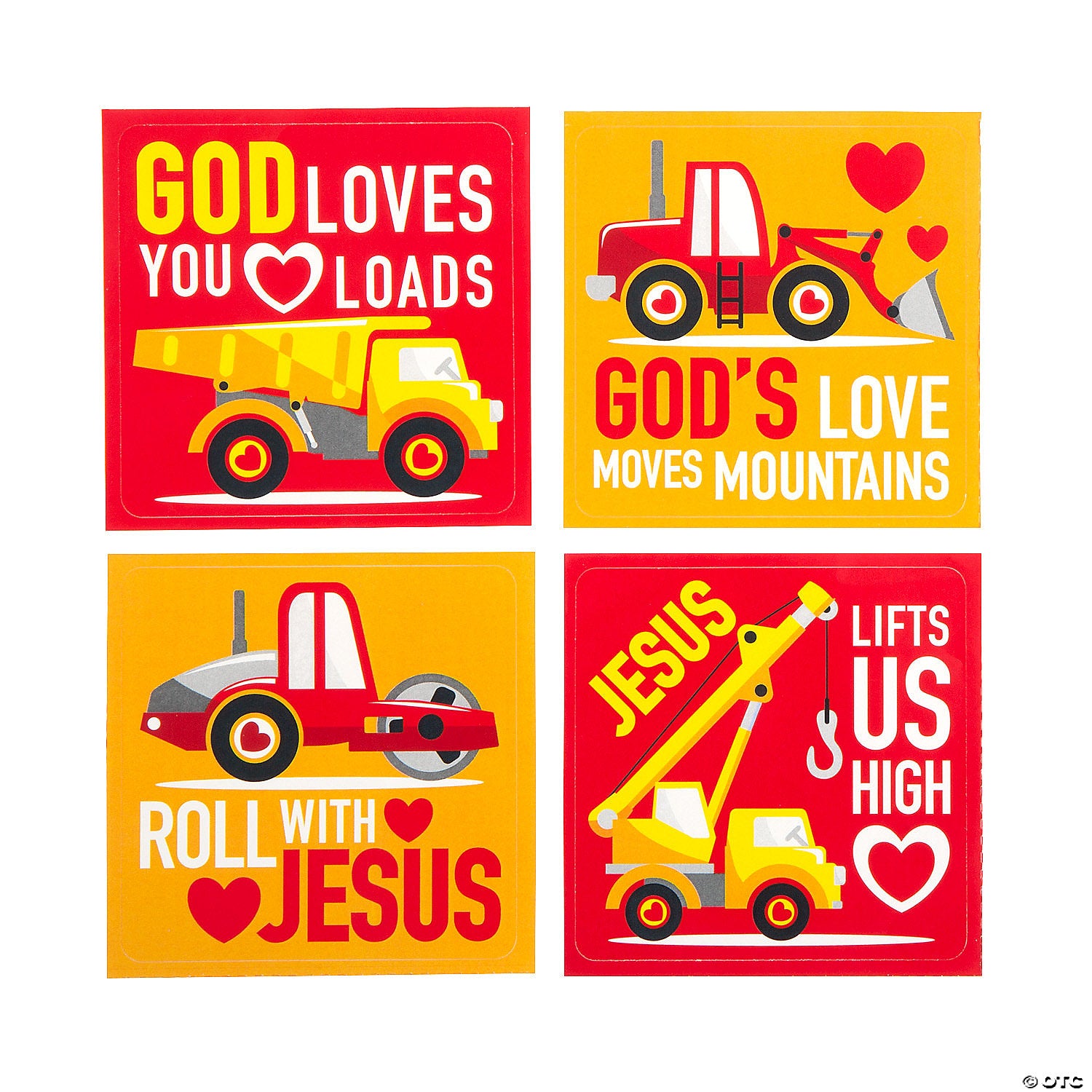 Stickers-Faith Valentine Exchange Stickers-24/pk