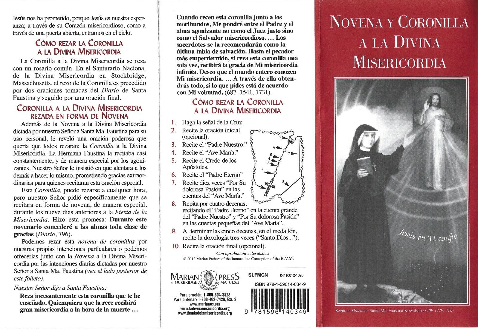 Pamphlet/Divine Mercy/Spanish