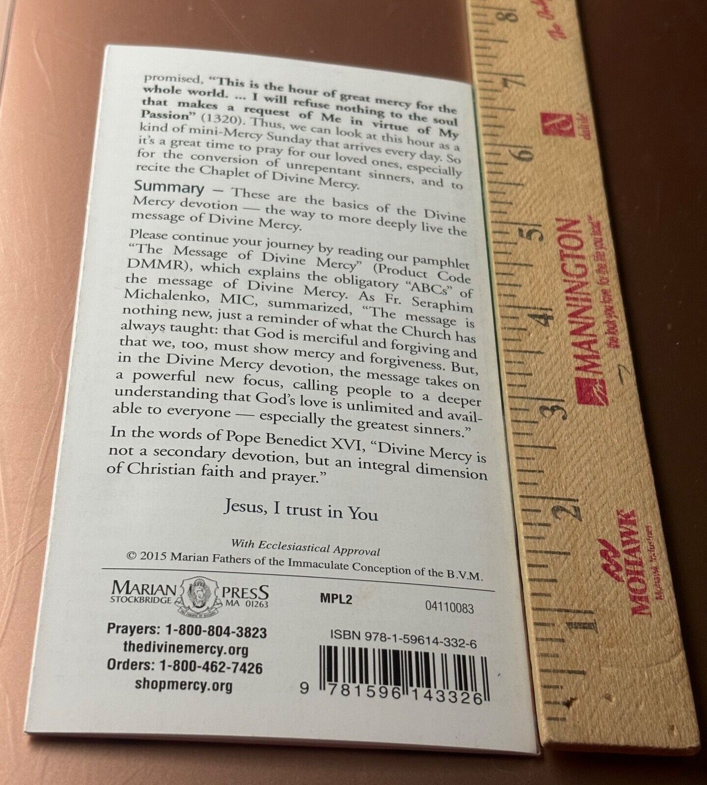 Pamphlet/Devotion to the Divine