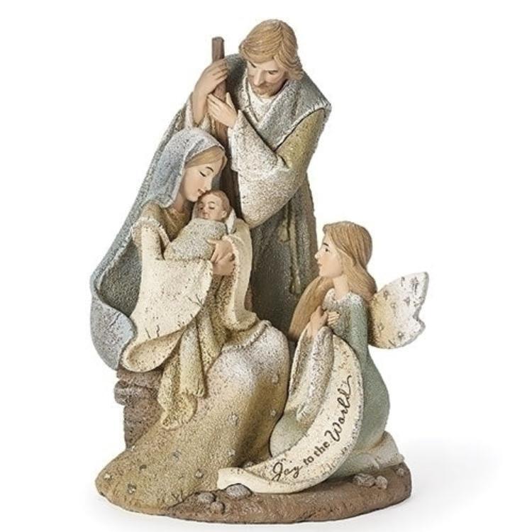 Statue-Christmas-Holy Family-Angel-137395RO