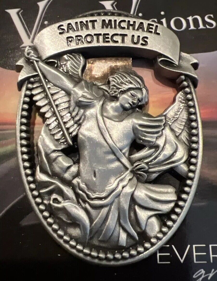 Visor Clip/St. Michael/VC786