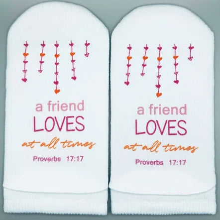 Socks-Pro 17:17-A Friend Loves At All Times