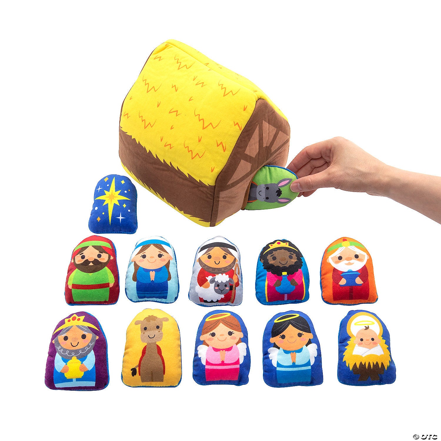 Nativity-Stuffed Peekaboo Figures