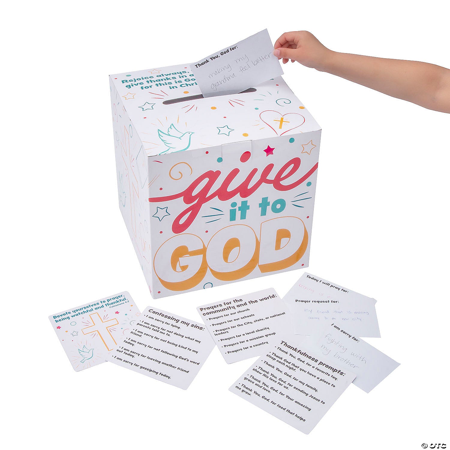 Prayer Box-Sunday School Classroom w/Cards