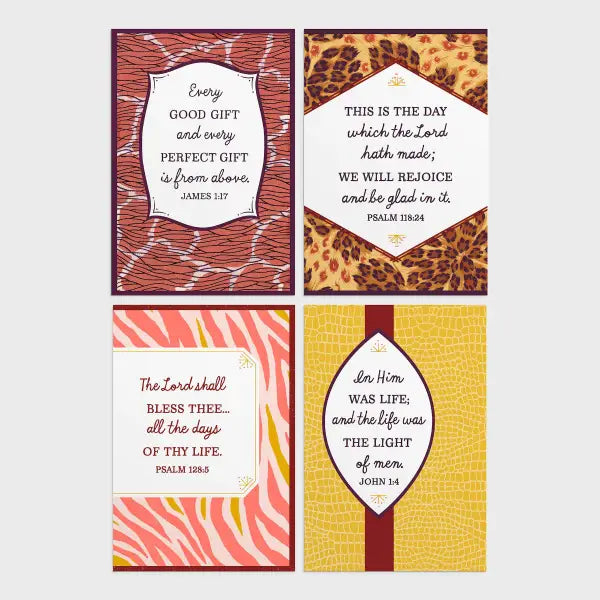 Boxed Cards-Happy Birthday-Animal Print