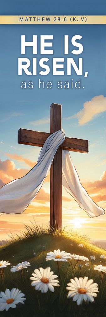 Bookmark-25pk-Mat 28:6-He Is Risen