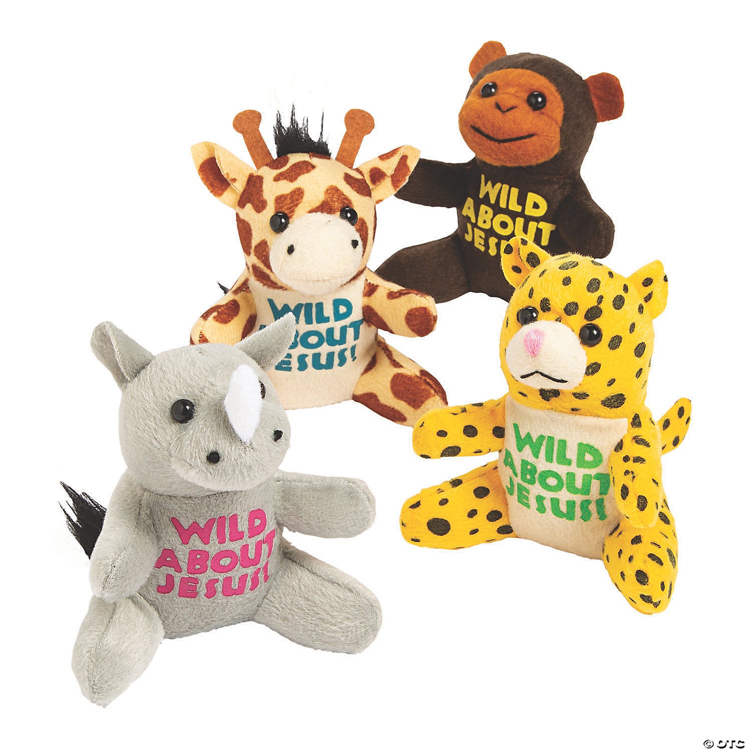 Plush-Safari Animals-Assorted-Wild About Jesus toy